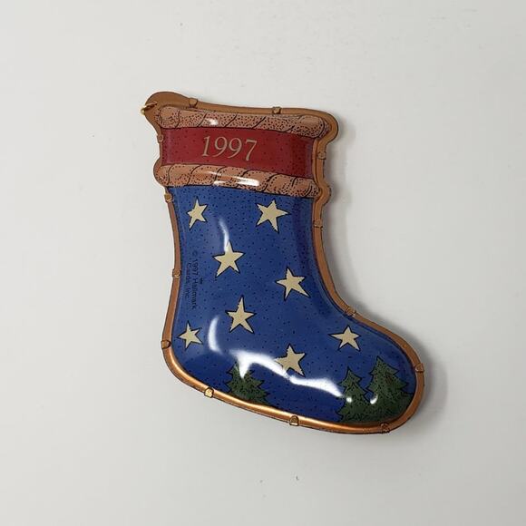 1997 Hallmark Daughter Pressed Tin Keepsake Holiday Christmas Ornament - Picture 4 of 11